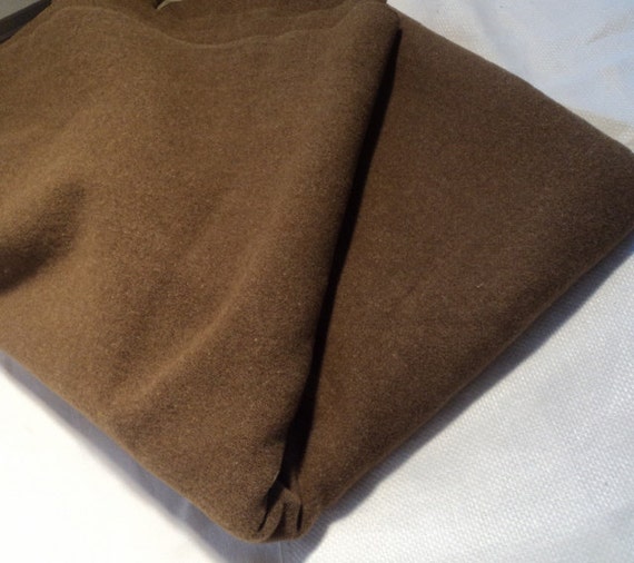 Vintage World War II Army Blanket 100% Wool by lostandfoundmjs