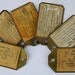 Sweet 100 yr. Old -Vintage Brass Tags for Steampunk, Collage,Scrapbooking-Set of 6