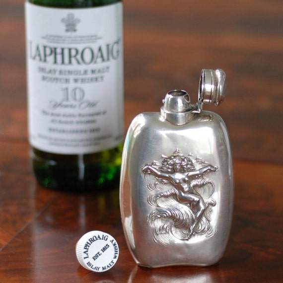 Whiskey Flask Sterling Silver Hip Flask