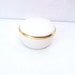 Vintage German Dresser Box Porcelain Box German Porcelain Trinket Box White Porcelain Vanity Box