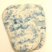 Microwave Mitts - Potholders, Blue Toile and Stripes Set of Two