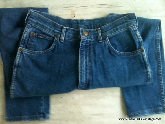 Vintage Jeans 1980s Chic Blue Jeans