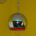 Mid Century Space Age Chrome Eyeball Orb Swag Lamp You Choose The Color