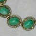 1930s Bracelet: Czech Glass Jade Elegance