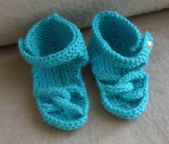 Five Baby sandal knitting patterns in 8ply by ...