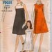 60s Vogue Pattern 7156 Womens Mod Dress or Jumper Size 14 Bust 34