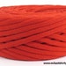Recycled T Shirt Yarn Red 38 Yards