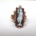 Antique Victorian Goddess of Wine Cameo 14K Rose Gold RIng