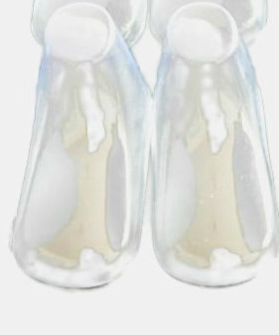 Clear Plastic Form 4 Pairs Baby Shoes by ToppyToppyKnits on Etsy