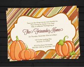 Fall Thanksgiving Dinner Invitation Digital File YOU-PRINT Il_170x135
