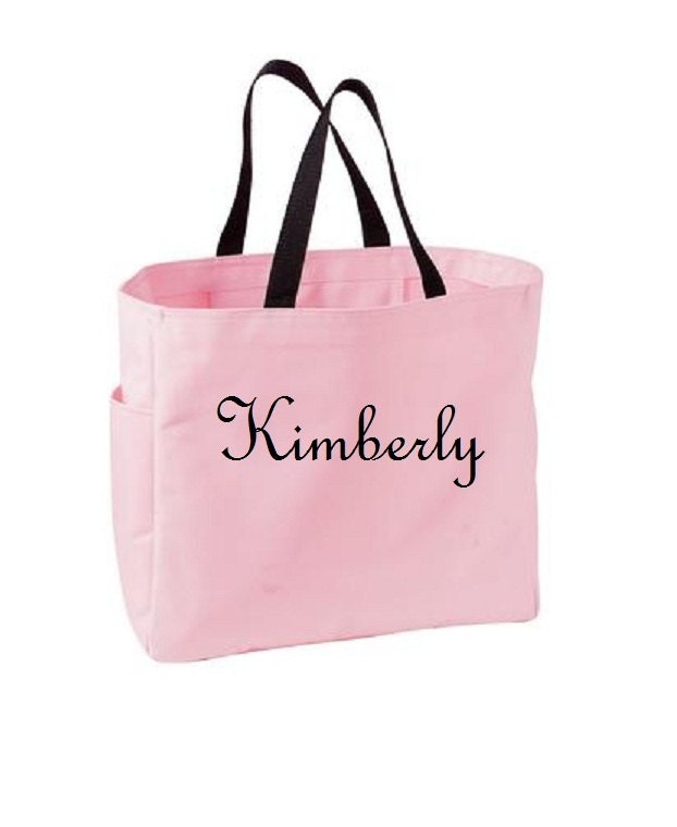 Custom Tote Bag Bridesmaid Gift Personalized Cheer by CRWDesign