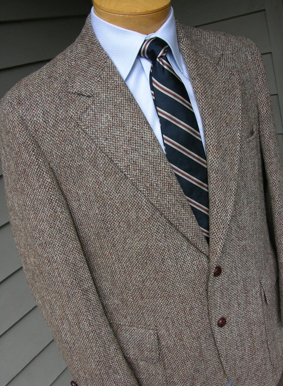 vintage 60's 70's Men's tweed sport coat. Heathered by StyleStash