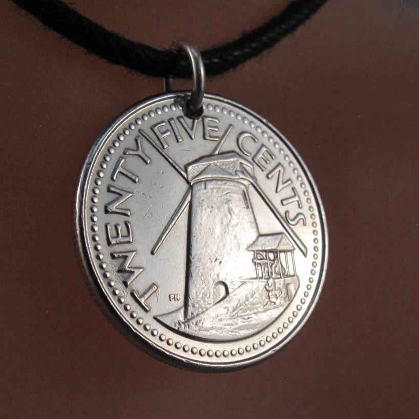 BARBADOS necklace // Barbados jewelry // windmill by PartsForYou