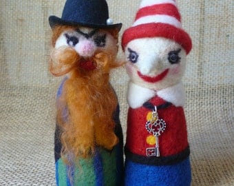 Needle felted Pinocchio-Buratino