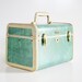 Seafoam Green Samsonite Train Case - Mid Century