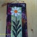 Daisy quilted mini wall hanging - FREE SHIPPING