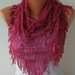 ON SALE - Purple Shawl Scarf - Cowl
