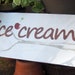 SALE -- Ice Cream Sign