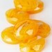 Orange Dream Millefiori Crystal Beads, oval, faceted, 12x16x7mm -5