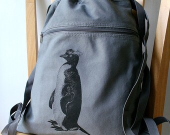 Womens vegan backpack / stylish school bag / non leather pvc