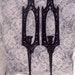 vintage wall sconces romantic wedding decor paris apartment shabby chic syroco black french country cottage chic decor