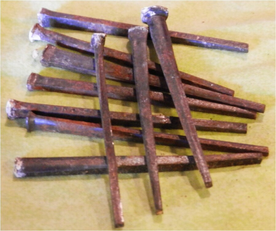 2 1/2 antique square nails