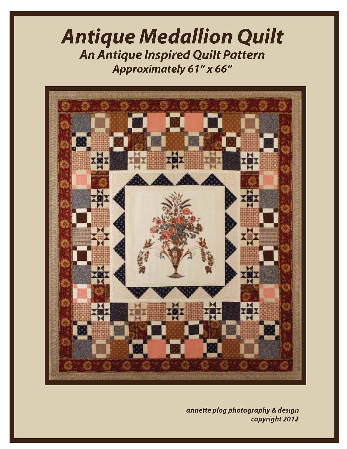Antique Medallion Quilt Pattern