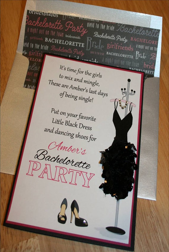 Little Black Dress Bachelorette Party 1