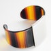 Vintage French Lucite Tortoiseshell Cuff Bracelet, 80s