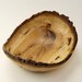 Natural-Edge Bowl in Salvaged White Oak Wood. 9" Length by 3.5" Tall