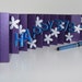 HAPPY 37th Birthday Wishes Pop Up Accordion Book Card in A Box, Handmade in Purple & Turquoise Personalized CUSTOM ORDER One Of A Kind