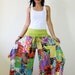 Womens pants Wide Leg Boho Patchwork pants : Boho Patchwork Collection