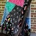 Alexander Henry quilt, rag crazy quilt, reversible