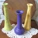 Upcycled Vintage Milk Glass Vase Collection - Wedding - Home Decor
