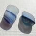 Purple and blue multi sea glass pieces - beautiful English beach finds