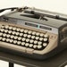 Portable Typewriter by Smith Corona Galaxie Deluxe with Case and Original Owners Manual - 09