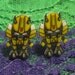 Bumble Bee Inspired Stud Earrings Cute New Handmade