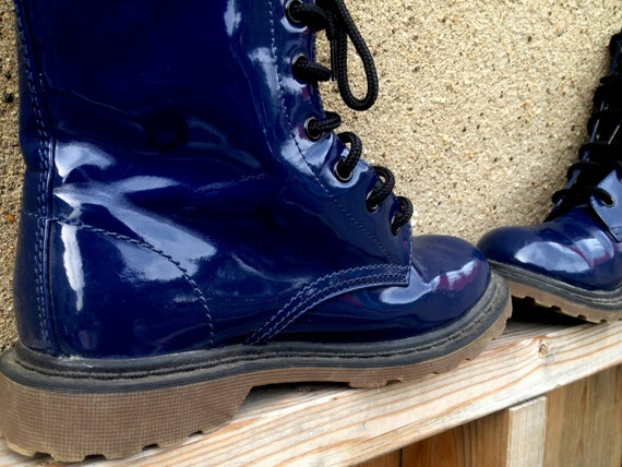 dark blue boot