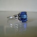 Vintage Sarah Coventry Sapphire Blue Stone Birthstone Ring
