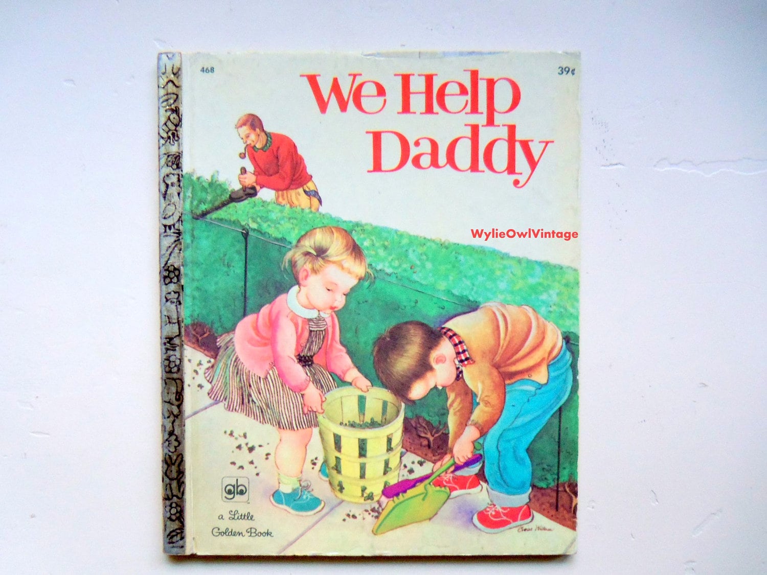 Vintage We Help Daddy Golden Book 1971 by WylieOwlVintage on Etsy