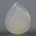 White Druzy Chalcedony Semiprecious, Natural Geode Gemstones - Gemstone Cabochon - 35mm (C1180)