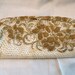Vintage Beaded Satin Clutch Handbag Purse Formal Prom Quinceanera
