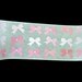 Pink Dots Bow Sticker - Set of 18