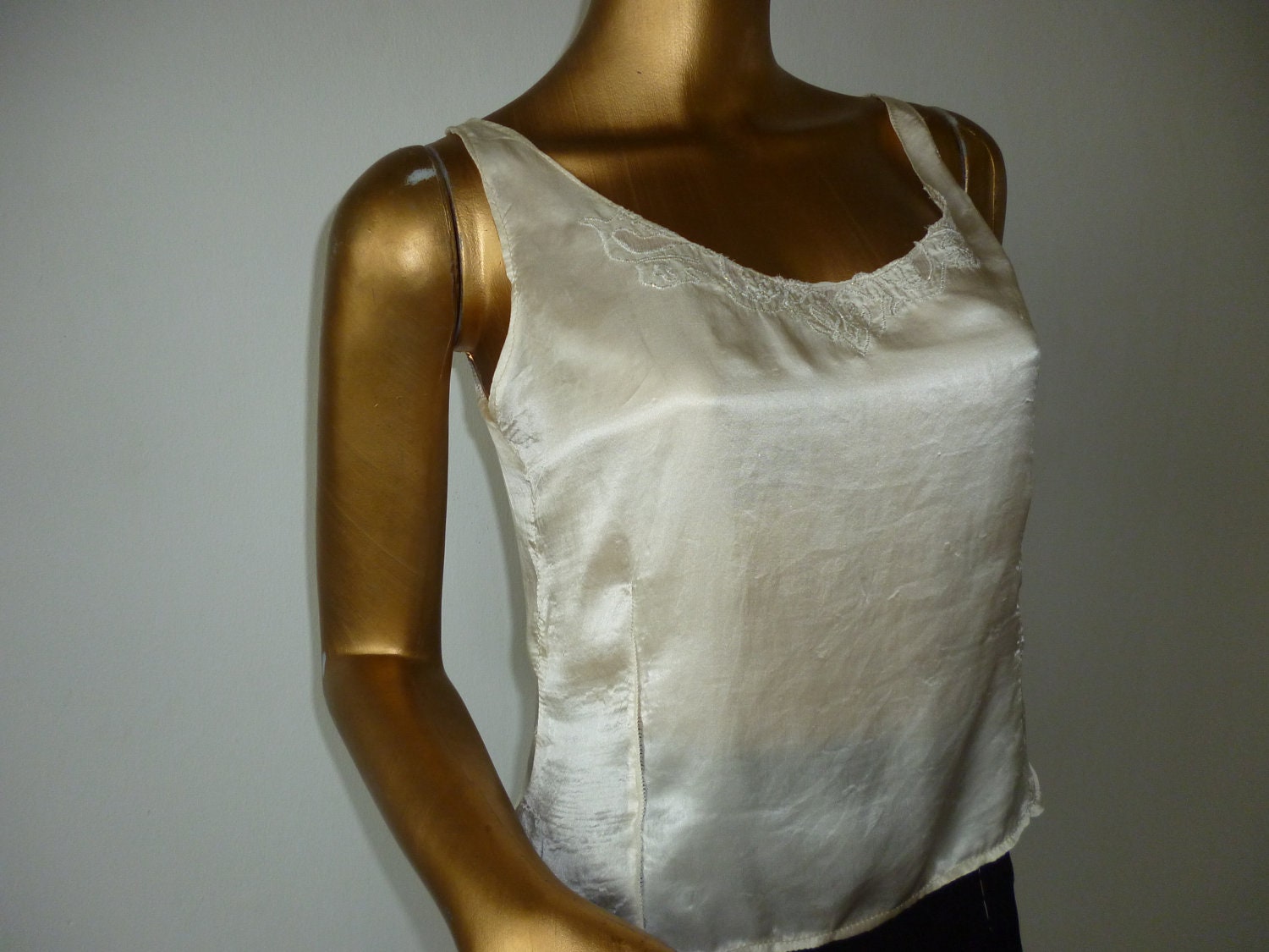 cream silk camisole uk