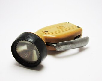 Vintage Mechanical FLASH LIGHT, use it for home decor, shadow boxes, mixed media art...