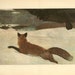 Antique Print 1939, The Fox Hunt by Homer 1800s wall art vintage illustration
