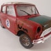 1960 Austin Mini 1/24 scale model car in red