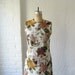 1960s woodland print dress // 60s forest vintage dress // fall fashion