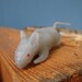 3 Mini Rubber Mice / Rats: Mixed Media Halloween Supply