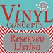Reserved Listing for vanessa